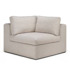 HEM - Palo Corner Sofa Left - Beige - Soffor - Beige - Metall/Trä/Syntetiskt/Skum/Ull