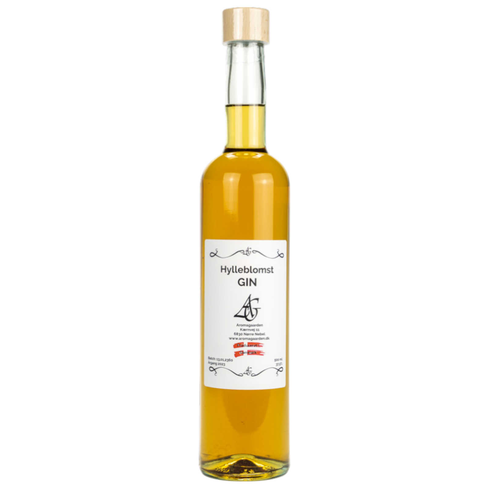 Aromagaarden, Hylleblomst Gin, 37,5% 50 cl.