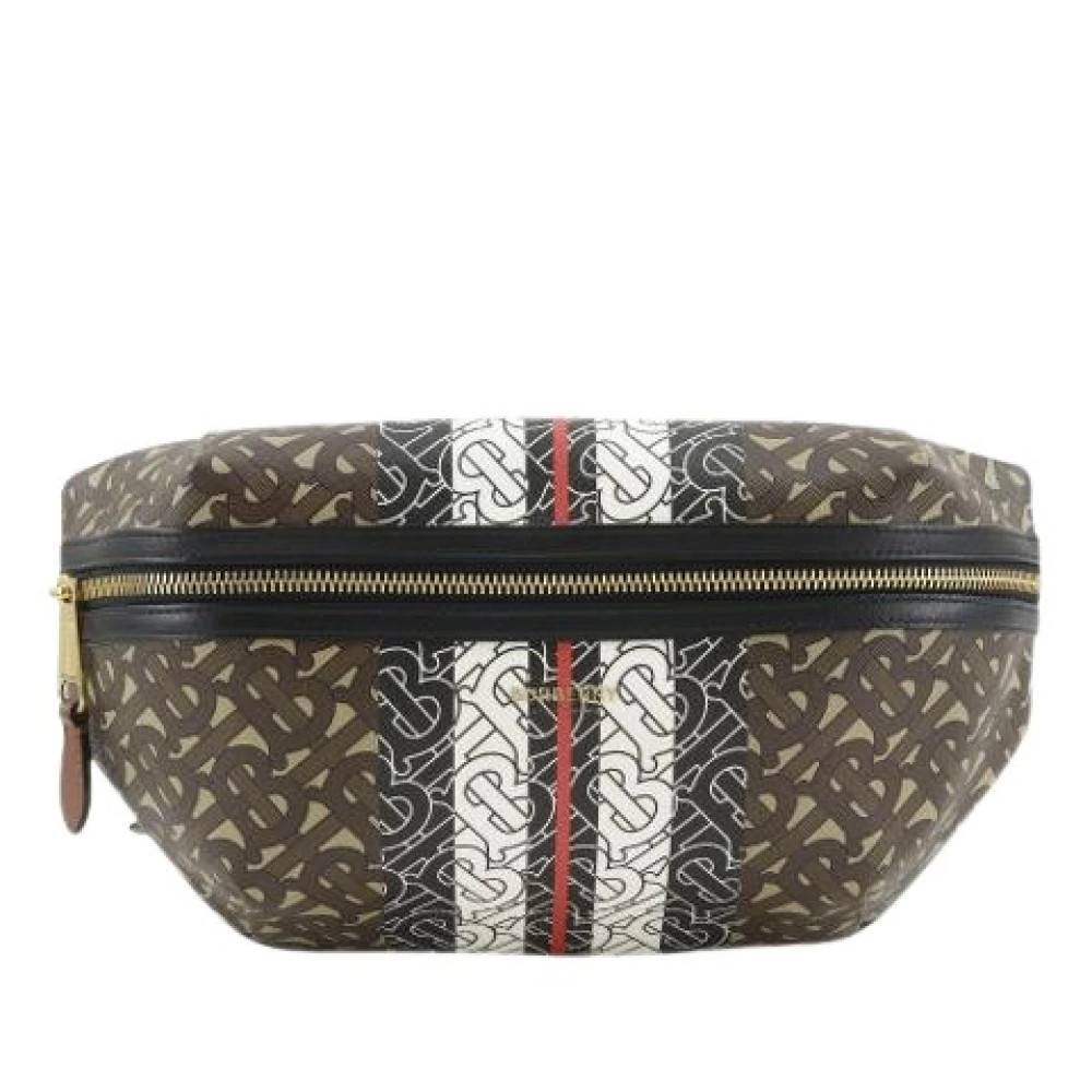 Burberry Vintage Pre-owned Canvas Bumbag - Vintage - Dame - Brun - ONE SIZE -