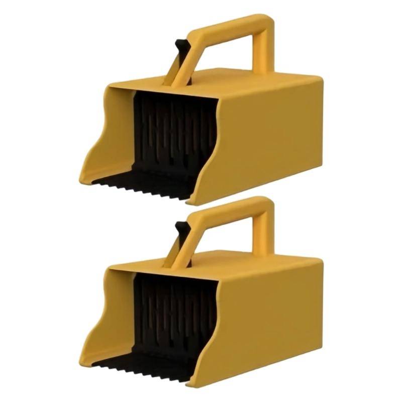 Blåbärsplockning, Blåbärsplockare och Harv med Kam och Ergonomiskt Handtag för Enklare Blåbärsplockning Blåbärsharv black