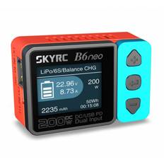 SkyRC B6neo DC Laddare Input 10-28volt, 12A Röd/Blå