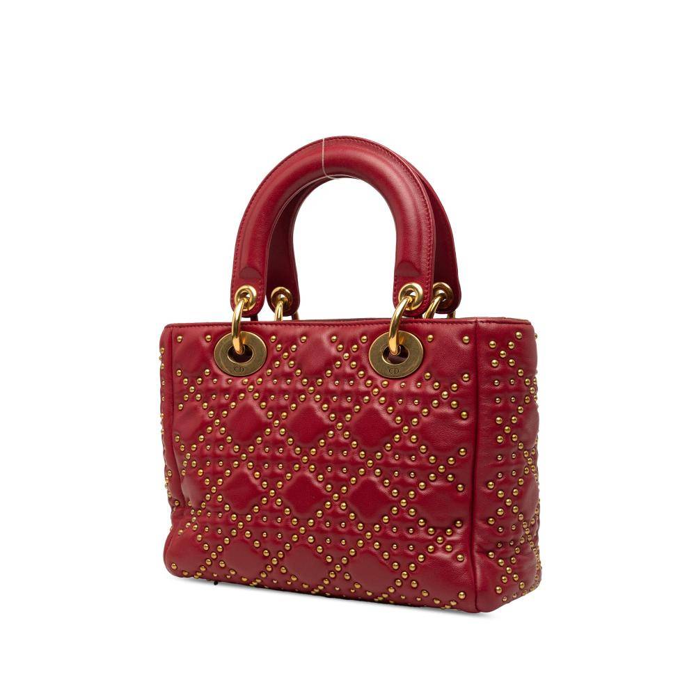 Dior Vintage Dior Lady Dior L 15.50cm x W 19.50cm x D 8cm - Håndtasker hos Magasin.