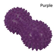 Spiky Massage Ball Fitness Exercise Mobility Peanut Ball Pain Muscle Steess Relief Purple
