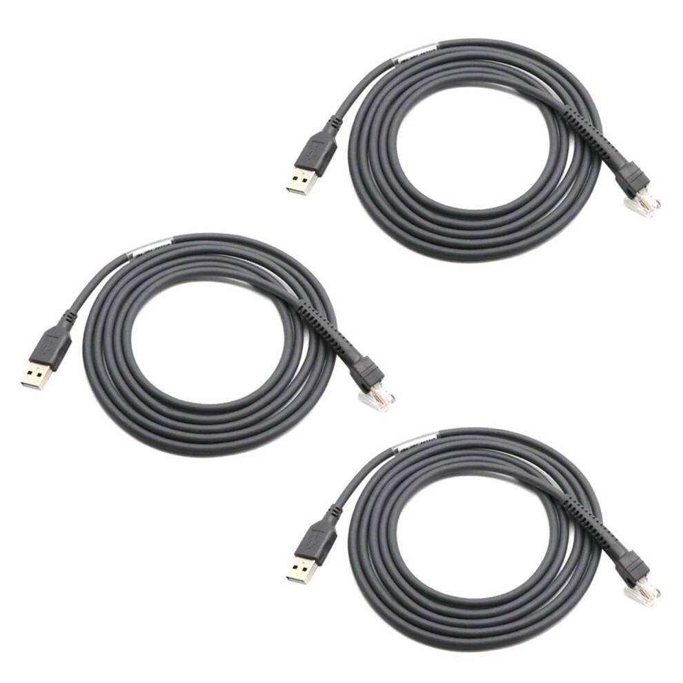 3X scannerdatakabel LS2208 AP LS4208 DS9208 stregkodescanner USB-port datakabel