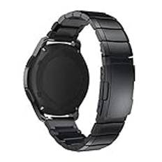 klockarmband, 22 mm 20 mm klockarmband för samsung galaxy watch 42 46 mm armband i rostfritt stål gear s3 armband