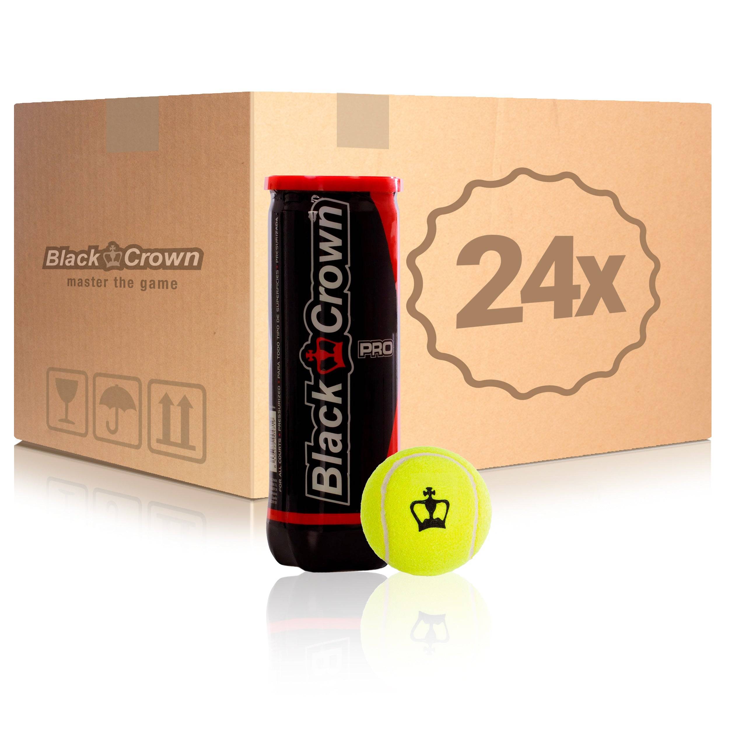 Black Crown 24x 3 Ball Tube Pro in a box - yellow