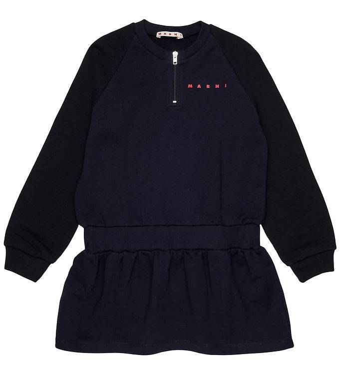 Marni Sweatklänning - Dark Sea Blue/Svart - Marni - 12 år (152) - Klänning