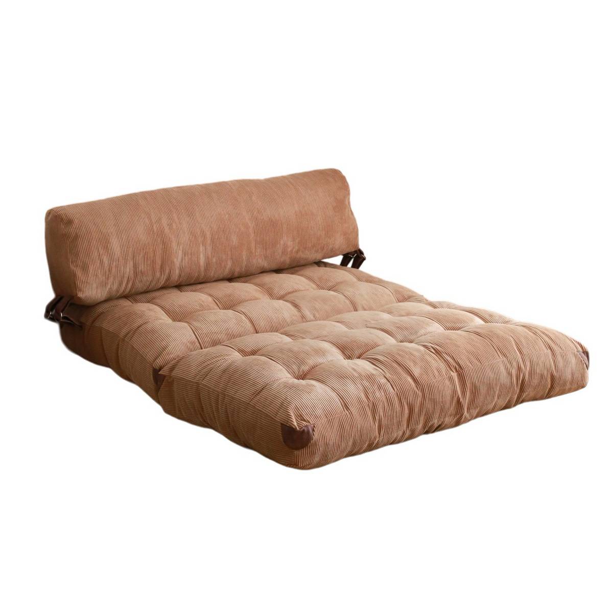 Norda Design Stilig 2-sits bäddsoffa, sammet/manchester, 120x79x75 cm | 100 % polyester, bekväm och mångsidig