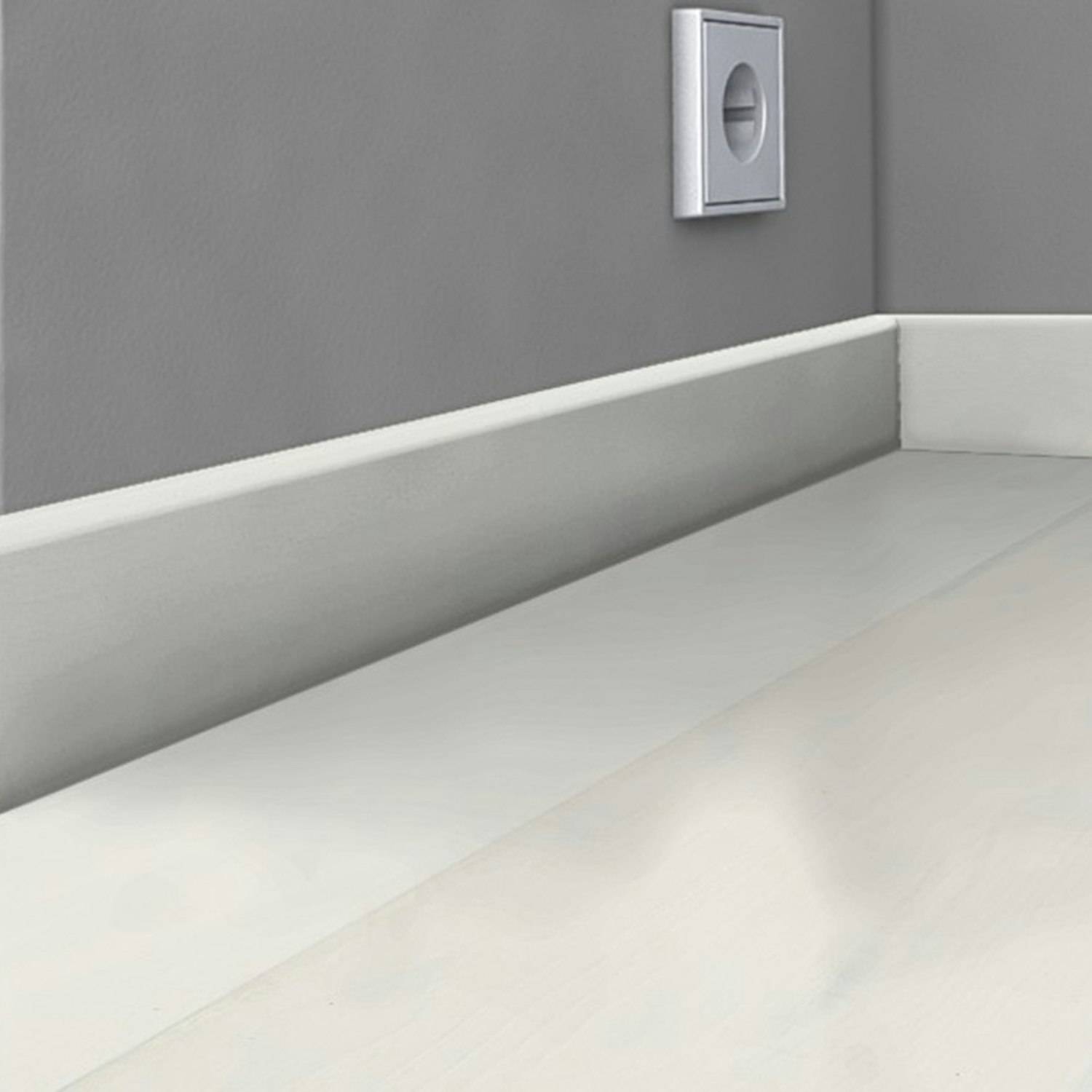 Golvsockel Kährs Fanér Vit folie Golvsockel TxH 16x60 mm