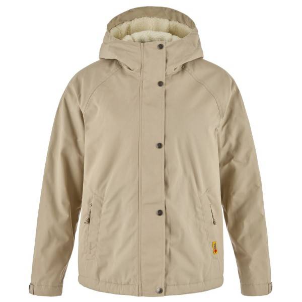 Fjällräven Women's Vardag G-1000 Pile Jacket Fritidsjakke Damer størrelse XS farve beige
