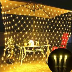 15m 2x3m 4x6m LED-lysnet til udendørs julefester, varmt hvidt Warm White 4*6m