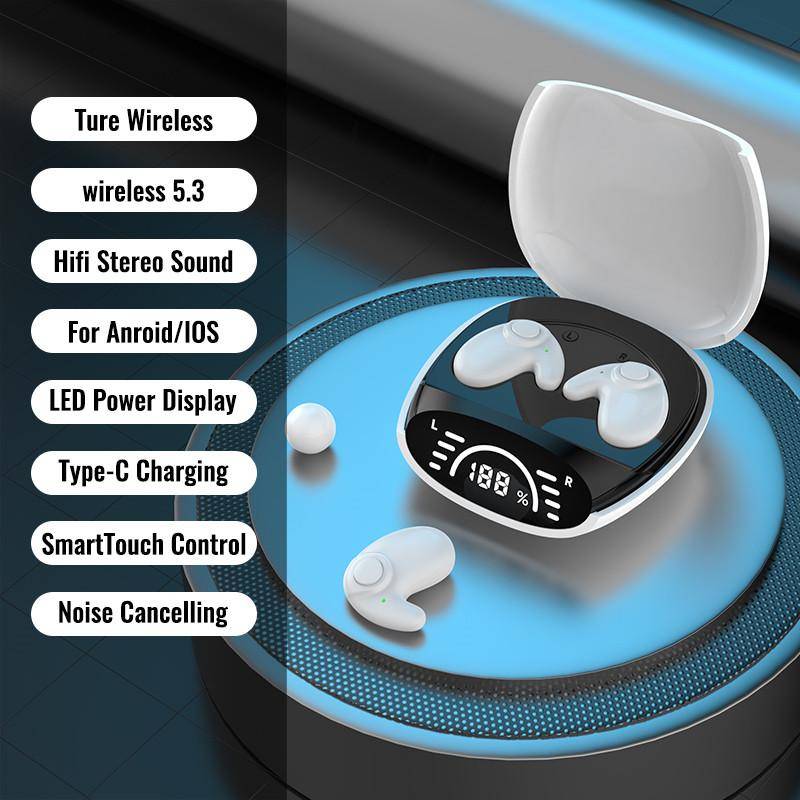 Invisible Sleep Headphones Mini Sleep Earbuds Bluetooth 5.3 hörlurar HiFi Stereo Sports Noise Cancelling Headset
