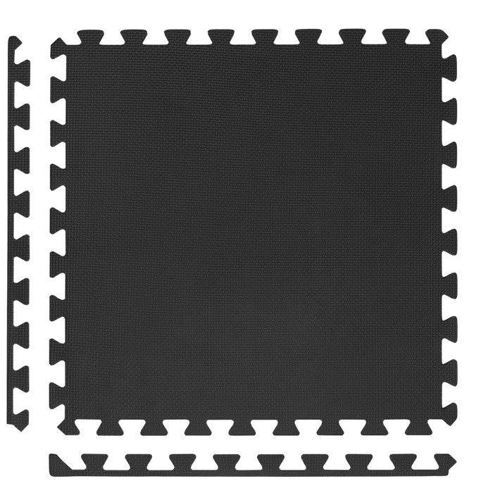 ACTIGET Anti-slip Cardio Exercise Mat, 4 pcs. EVA foam puzzle, graphite