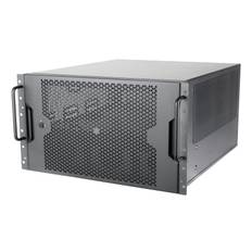 SilverStone RM600, Rack, Server, Schwarz, ATX, EATX, micro ATX, Mini-ITX, SSI CEB, SSI EEB, Stahl, 6U