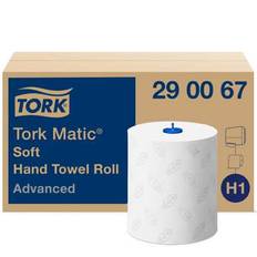 Aftørringspapir Tork Advanced H1 Matic Soft 2-lag 290067 6rl