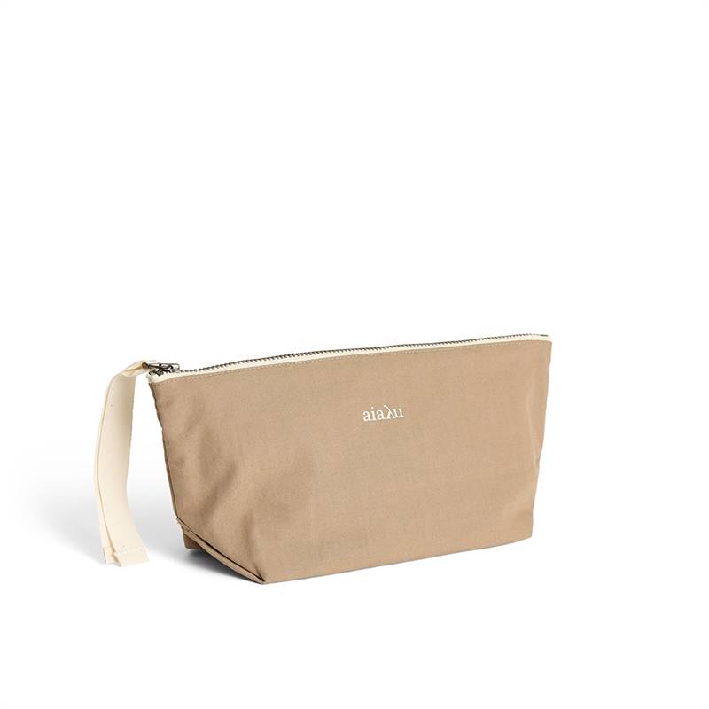 Aiayu Pouch Mini Heavy Poplin Light Earth