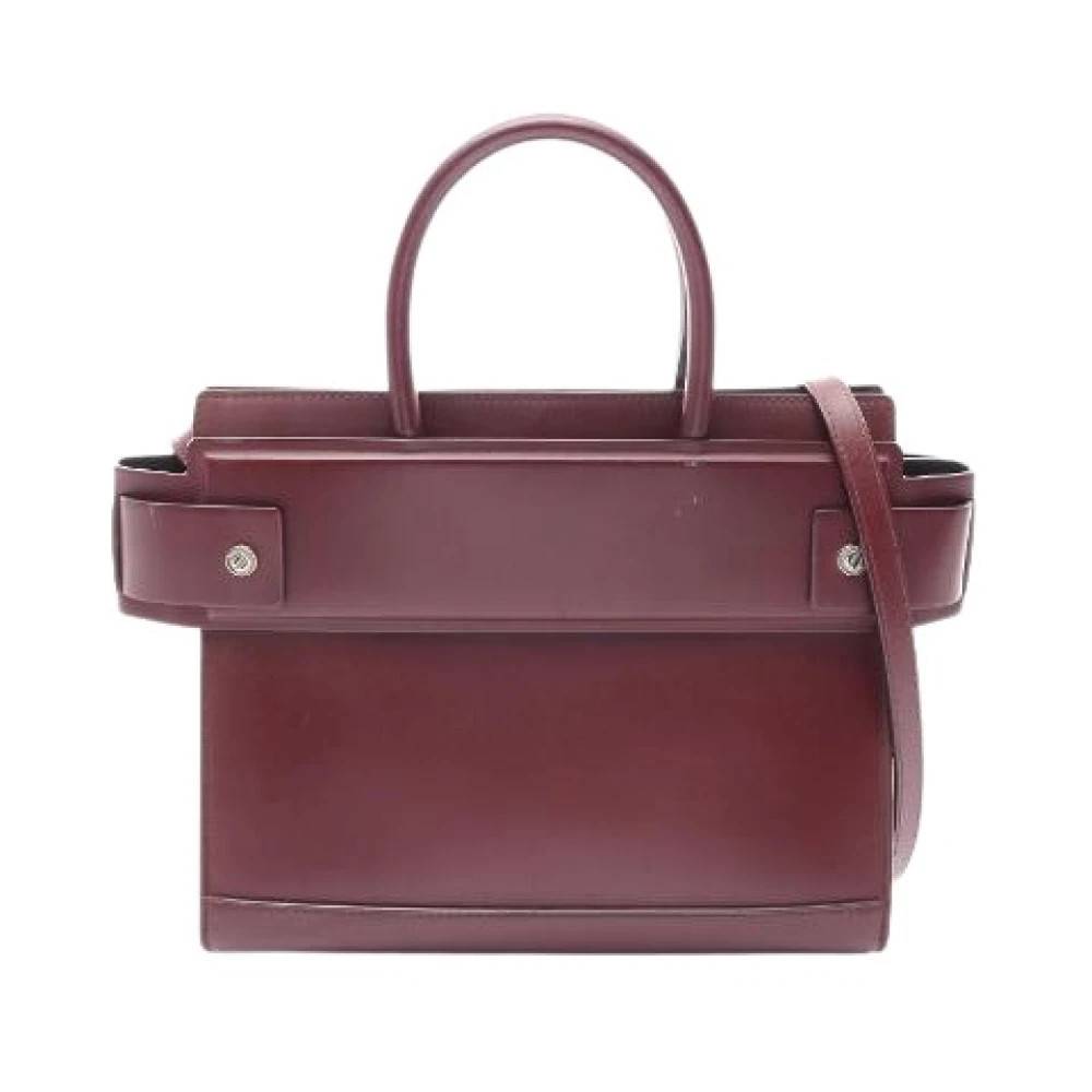 Givenchy Pre-owned Pre-owned Horizon Medium 2Way Håndtaske - Vintage - Dame - Rød - ONE SIZE - Uld