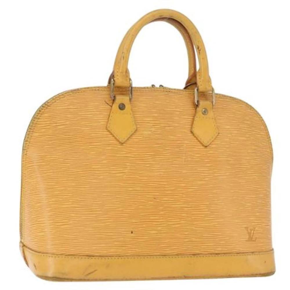 Louis Vuitton Vintage Pre-owned Laeder louis-vuitton-tasker - Vintage - Dame - Gul - ONE SIZE -