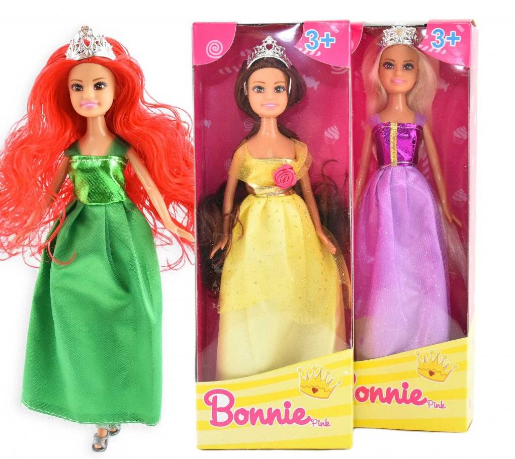 Prinsesse med tiara - Dukke