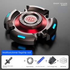 Stress Relief Fidget Spinner Legering Lysende Lys Hånd Gyroskop Stress Legetøj R188 Lydløst Leje Mand Jule gyro Voksen