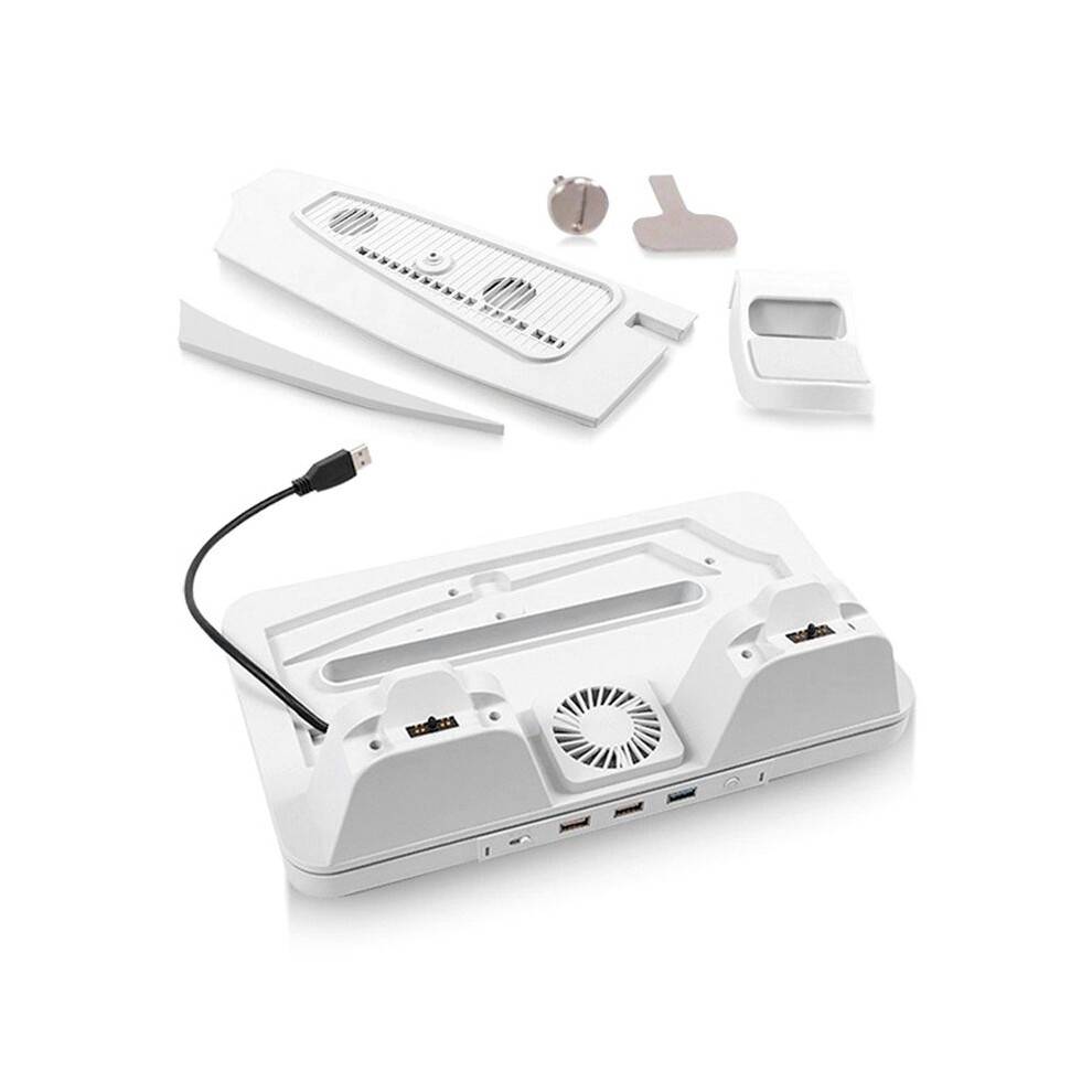 Thermal Charging Dock for PS5/Slim/PRO Console Universal Multi-Function Charging Dock for PS5 RGB Lighting Stand