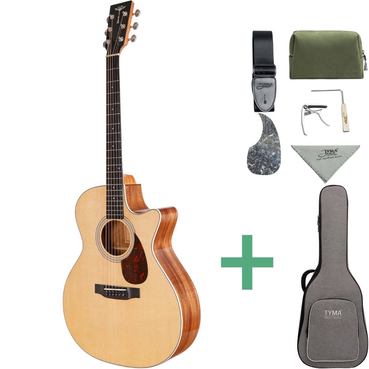 Tyma TG-12KE westerngitarr