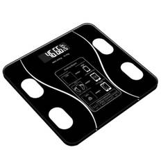 Digital badevægt Body Fat BMI Monitor SORT