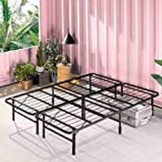 Zinus SmartBase Klappbett 180x200 cm - Höhe 35 cm - Ideal für ein Gästebett - Stauraum unter dem Bett - Schwarz
