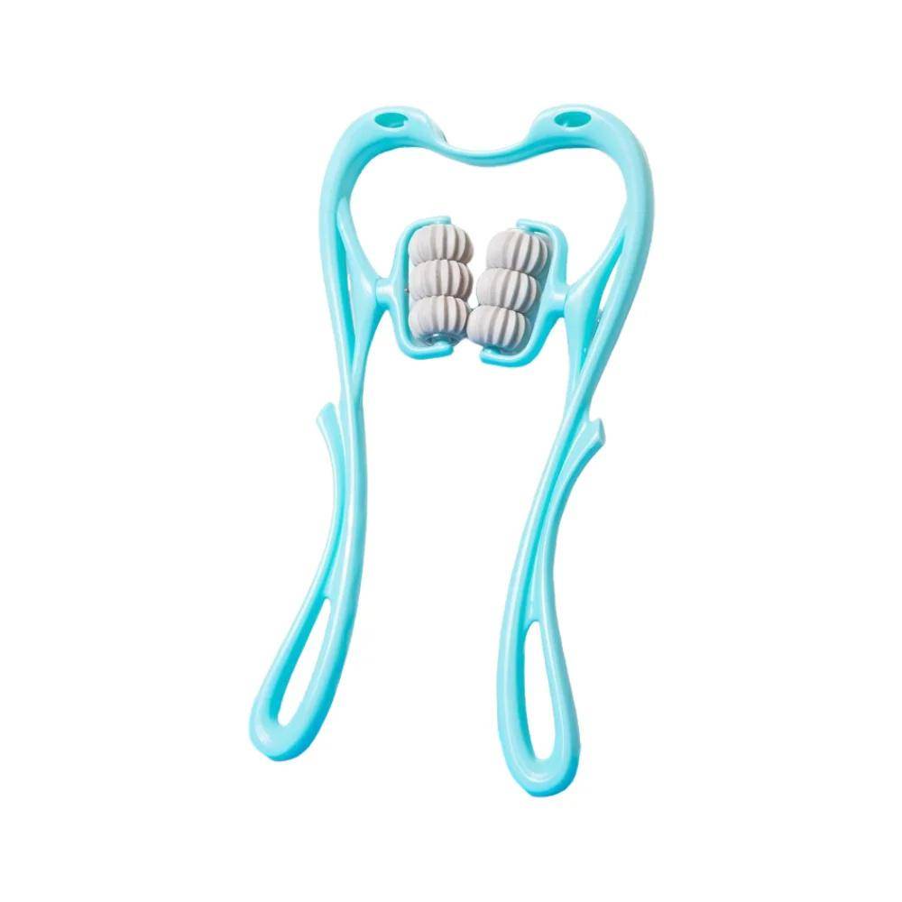 6 Ball Cervical Neck Massager Manual Neck Clamp Multifunctional Kneading Roller for Shoulder Relaxation