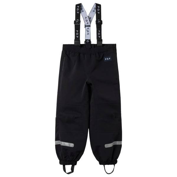 PO. P Kid's Stormy Low Trouser Regnbukser Børn størrelse 104 farve sort