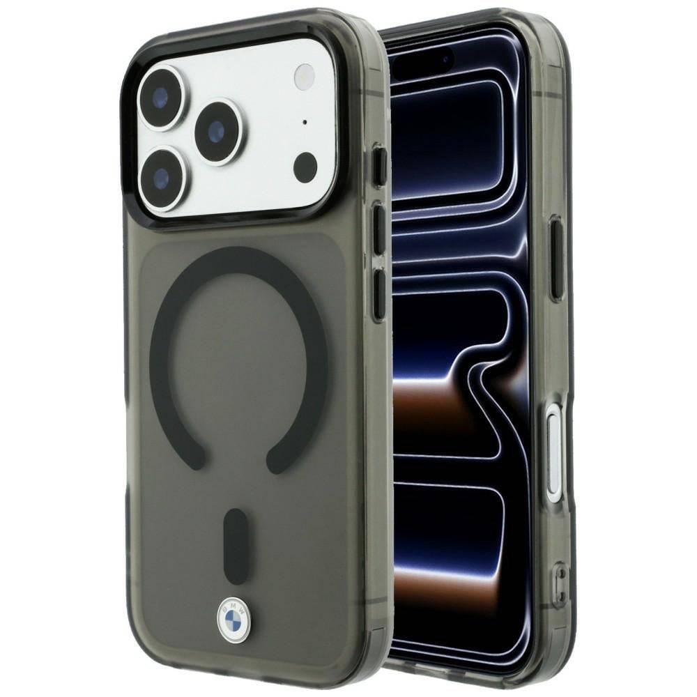 BMW M IML-etui m. frostet metal-logo/-detaljer & MagSafe til iPhone 18 Pro/17 Pro – Sort.