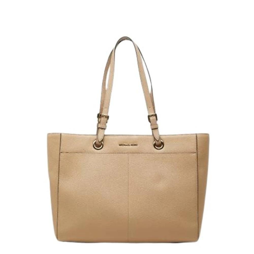 Michael Kors Pre-owned Pre-owned Tote bag - Vintage - Dame - Beige - ONE SIZE - Læder
