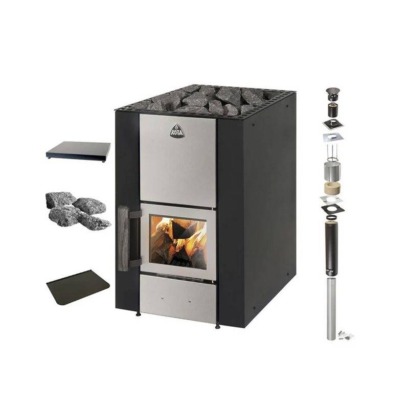 Vedeldat Bastuaggregat Narvi Kuru Paket 20 kW
