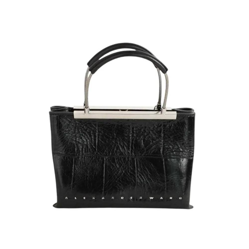 Alexander Wang Pre-owned Pre-owned Læder Skuldertaske - Vintage - Dame - Sort - ONE SIZE - Uld