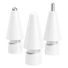 Qreninv 3 Stück Spitzen für Apple Pencil 2. & 1. Generation, Hochsensible Ersatzspitzen, Präzises Schreiben, Kein Verschleiß Kompatibel mit iPad Pencil
