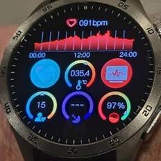 Smart Klocka för män - Blodsocker EKG Blodtryck Kroppstemperaturövervakning IP68 Vattentät Fitness Tracker