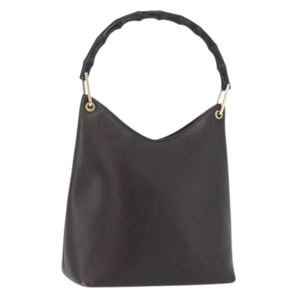 Gucci Vintage Pre-owned Vintage Skuldertaske - Vintage - Dame - Brun - ONE SIZE - Uld