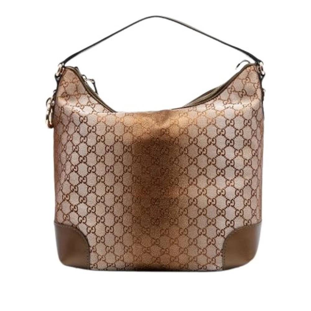 Gucci Vintage - Pre-owned Canvas Shoulder Bag Vintage - Dam - ONE Size - Läder