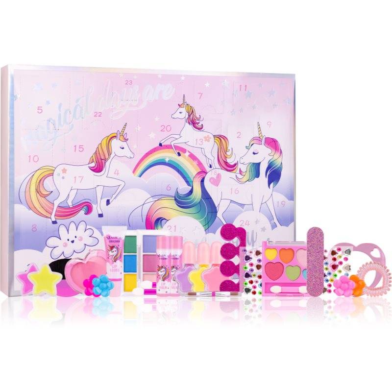 Accentra Beauty Advent Calendar Unicorn Adventskalender til børn 24 stk. - 24 stk.