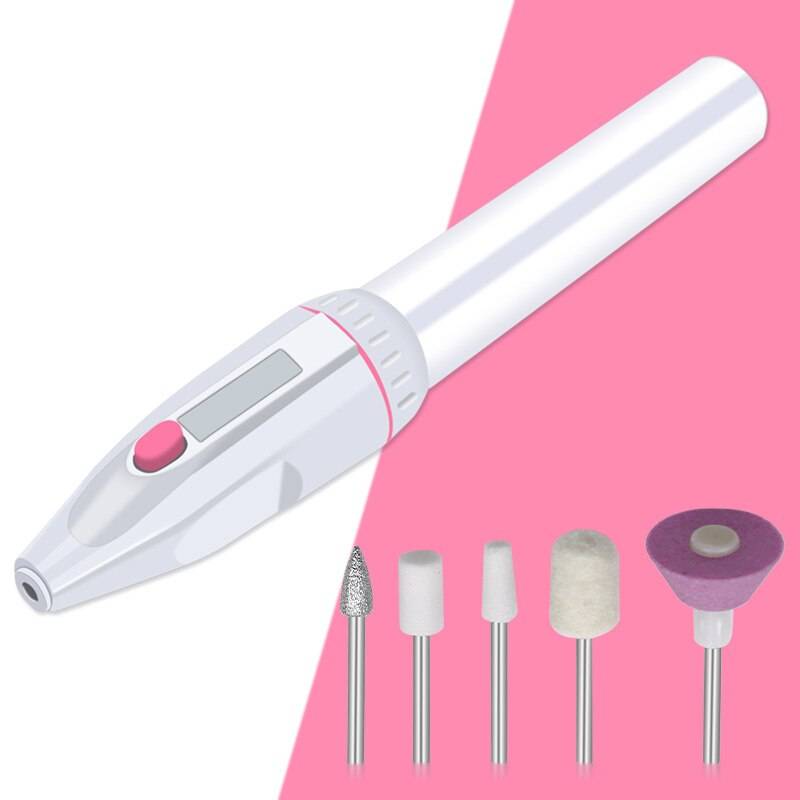 30000 rpm nagelborrmaskin set 40w manikyr maskin apparater för manikyr pedikyr kit pro elektrisk nagelfil för nagel - Mini-penna