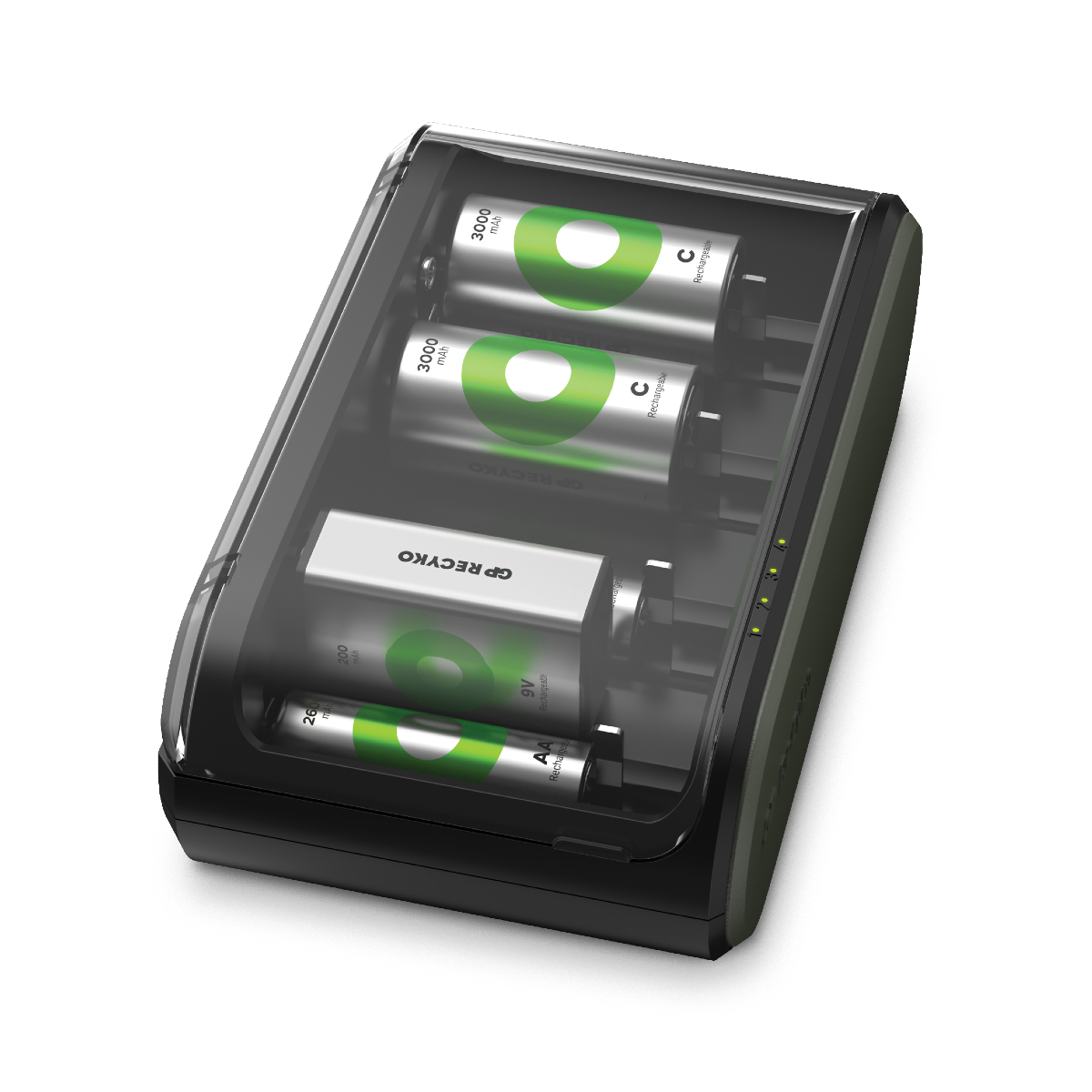 Batteriladdare GP ReCyko Universal AA/ AAA / C / D / 9V (B631)