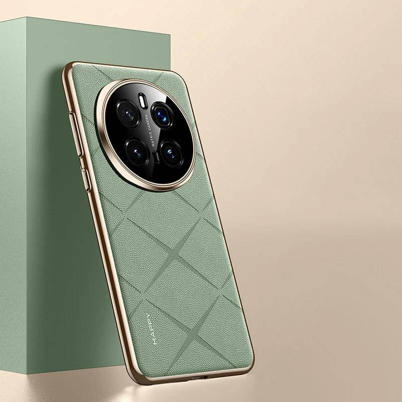Lyxigt Läder Telefonskal För Honor Magic 7 Pro Magic 6Pro 6 RSR Plätering Kameralinsskydd Hårda Baksidor