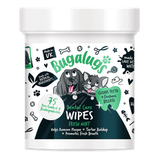 Bugalugs Dental Care Wipes in Fresh Mint