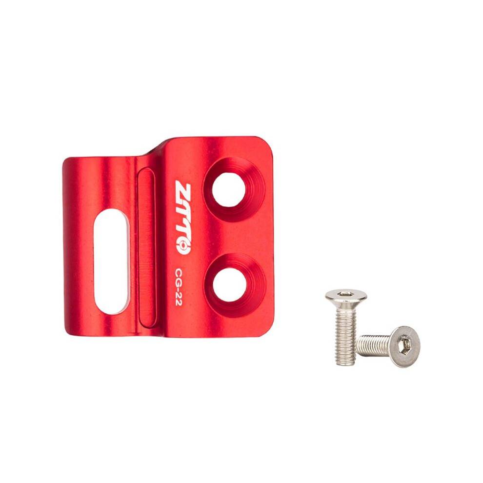 ZTTO Aluminum Alloy Bicycle Front Derailleur Hanger Carbon Frame Compatible Direct Mount for Gravel & -Country Bikes Red