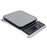 Matvåg 5kg / 0,1g rostfritt stål multifunktionell digital köksvåg Noggrann vikt gram och uns för matlagning