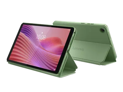 Lenovo Tab One 8.7 4GB 64GB + Folio MediaTek Helio G85-processor 2,00 GHz , Android 14 eller senare, 64 GB eMMC 5.1