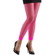 Fiskenet Leggings Neonpink