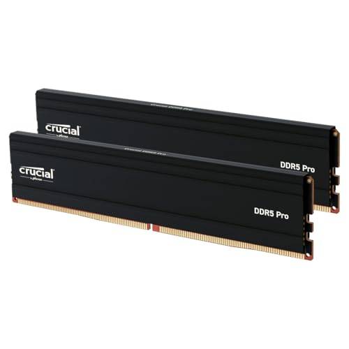 Crucial Pro RAM Skrivbordsminne 32GB Kit (2x16GB) DDR5 6000MHz, Intel XMP 3.0 - CP2K16G56C46U5