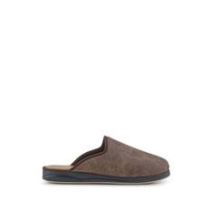 Pavers Pavers Brown Wide Fit Supportive Mule Slippers