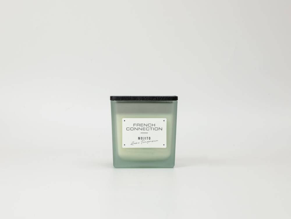 French Connection Square Range - Mango Mojito Candle 200g (1-Wick) - FCC003NS in Green - One Size